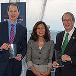 Senator Ron Wyden, BSA President & CEO Victoria Espinel, and Chairman Bob Goodlatte