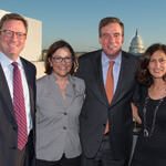 From left: Craig Albright, BSA, Representative Suzan DelBene, Senator Mark Warner, and Victoria Espinel, BSA
