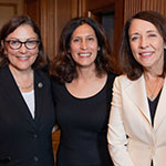 Representative Suzan DelBene, BSA's Victoria Espinel, and Senator Maria Cantwell